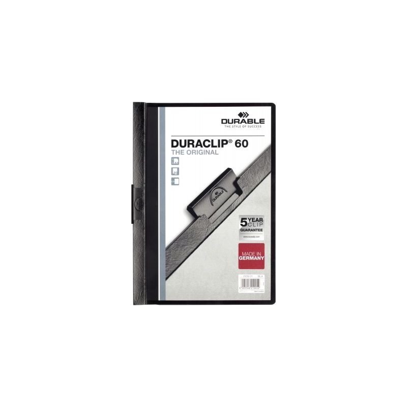 Achetez Paquet de 5 chemises DURACLIP 6mm noir 223801 DURACLIP DURABLE pas cher sur Ma Rentrée Scol.. Achetez Paquet de 5 chemises DURACLIP 6mm noir 223801 DURACLIP DURABLE pas cher sur Ma Rentrée Scol..