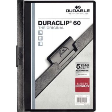 Achetez Paquet de 5 chemises DURACLIP 6mm noir 223801 DURACLIP DURABLE pas cher sur Ma Rentrée Scol..