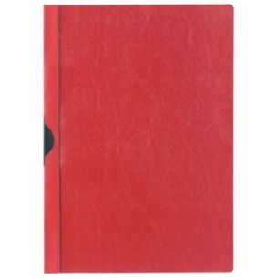 Achetez Chemise de présentation à clip, pour format A4 : 21x29,7 cm, dos 3 mm.  Rouge 2002-03 DURA..