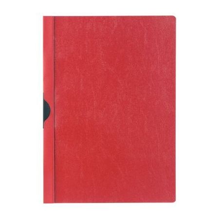 Achetez Chemise de présentation à clip, pour format A4 : 21x29,7 cm, dos 3 mm.  Rouge 2002-03 DURA..