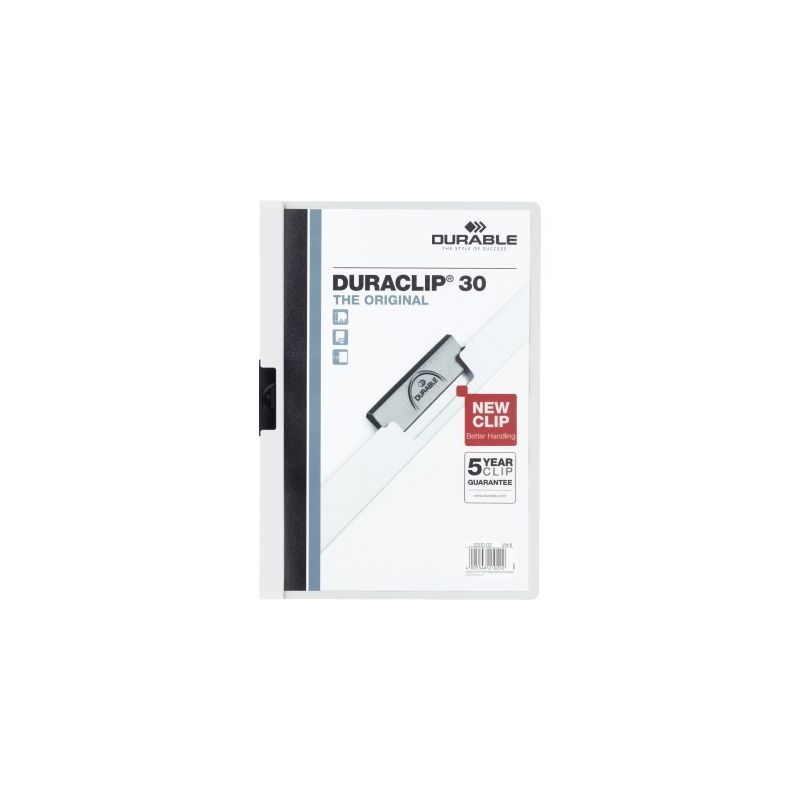 Achetez Paquet de 5 chemises DURACLIP 3mm blanc 222702 DURACLIP DURABLE pas cher sur Ma Rentrée Sc.. Achetez Paquet de 5 chemises DURACLIP 3mm blanc 222702 DURACLIP DURABLE pas cher sur Ma Rentrée Sc..