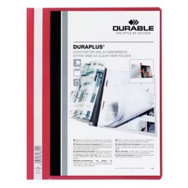 Achetez Chemise personnalisable à lamelle DURAPLUS format A4 : 21x29,7cm   rouge 2579-03 DURABLE pa..