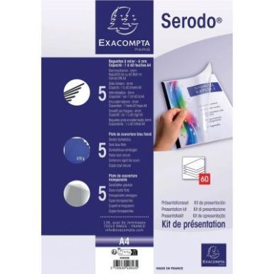 Achetez Kit de présentation Serodo A4 bleu 42843E EXACOMPTA pas cher sur Ma Rentrée Scolaire