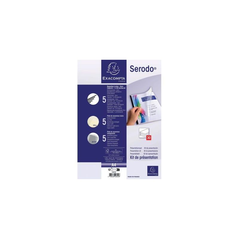 Achetez Kit de présentation Serodo A4 ivoire 42842E EXACOMPTA pas cher sur Ma Rentrée Scolaire