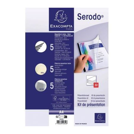 Achetez Kit de présentation Serodo A4 ivoire 42842E EXACOMPTA pas cher sur Ma Rentrée Scolaire