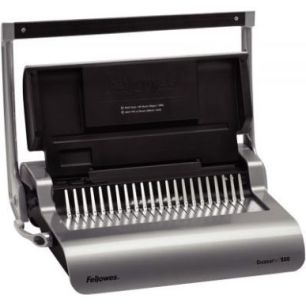 Achetez FELLOWES Perforelieur manuel Quasar + 22 feuilles, relie 500 feuilles 5627701 pas cher sur M..