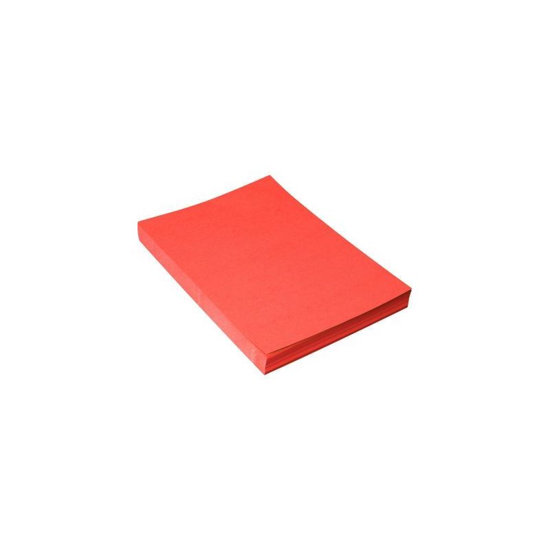 Achetez Paquet de 100 couvertures grain cuir brillant rouge 8005291 pas cher sur Ma Rentrée Scolair..