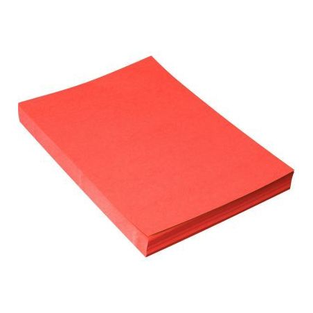 Achetez Paquet de 100 couvertures grain cuir brillant rouge 8005291 pas cher sur Ma Rentrée Scolair..