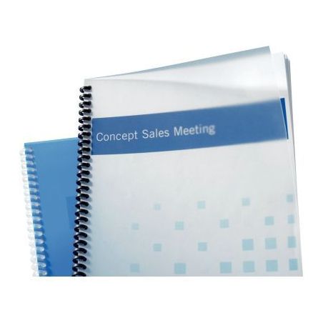 Achetez Paquet de 100 couvertures GBC PolyClearView givré IB386848 GBC ACCO pas cher sur Ma Rentré..