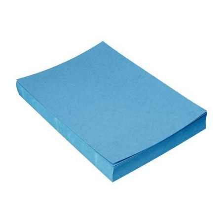 Achetez Boîte de 100 plats de couverture grain cuir A4 250gr Bleu  pas cher sur Ma Rentrée Scolair..