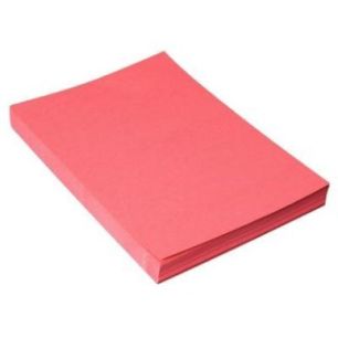 Achetez Boîte de 100 plats de couverture grain cuir A4 250gr Rouge  pas cher sur Ma Rentrée Scolai..