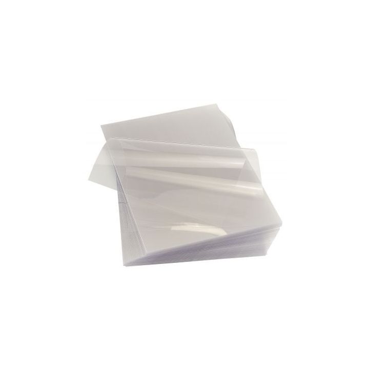 Boîte de 100 plats de couverture PVC A4 200 microns transparents
