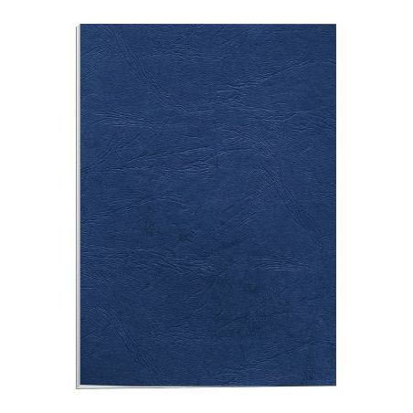 Achetez Paquet de 100 couvertures grain cuir Delta 250g A4 bleu 5371305 FELLOWES pas cher sur Ma Ren..