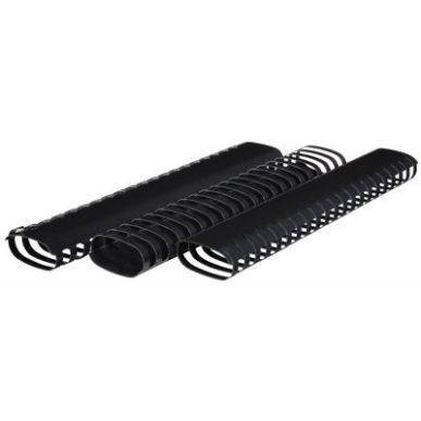 Achetez PERGAMY Boîte de 50 peignes anneaux plastiques 45mm Noir 900096 pas cher sur Ma Rentrée Sc..