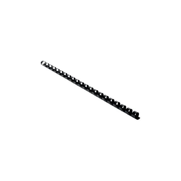 Boîte de 25 reliures plastiques couleur Ø 10mm noir 76301E EXACOMPTA