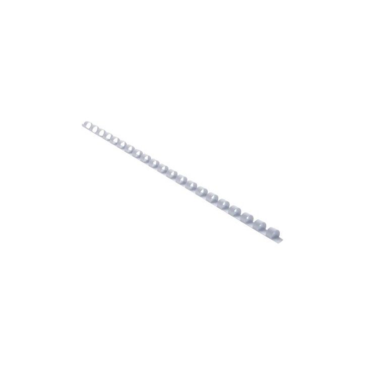 Boîte de 25 reliures plastiques couleur Ø 8mm blanc 76200E EXACOMPTA