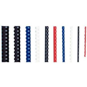 Achetez Boîte de 100 peignes anneaux plastiques 8mm Blanc  pas cher sur Ma Rentrée Scolaire