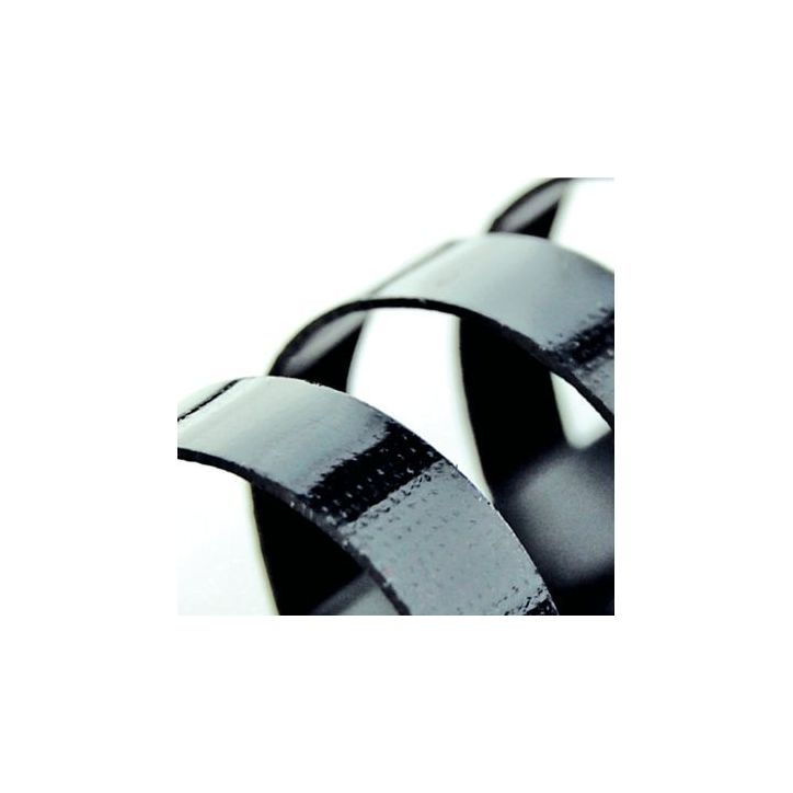 Paquet de 50 reliures plastiques CombBind 25mm noir 4028182 GBC ACCO