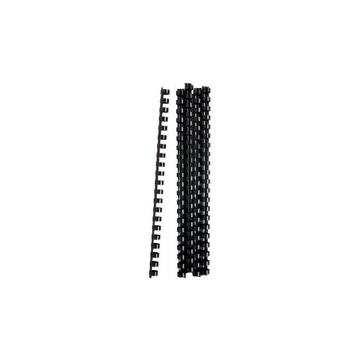 Blister de 25 anneaux à relier, diamètre 12 mm.  Noir 5331502 FELLOWES