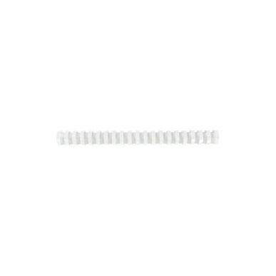 Achetez PERGAMY Boîte de 50 peignes anneaux plastiques 25mm Blanc 900088 pas cher sur Ma Rentrée S..