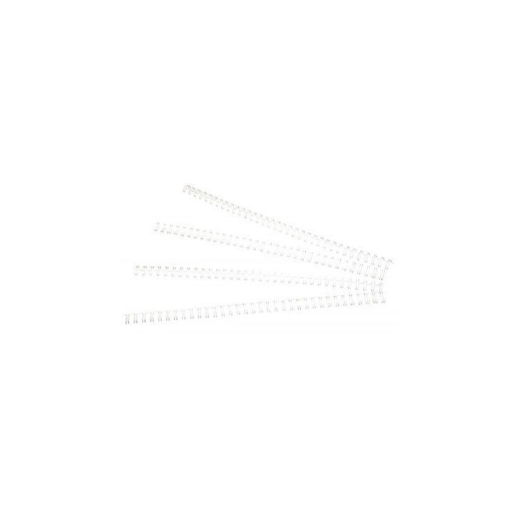 Boîte de 100 anneaux à relier en métal diamètre 6mm blanc 53215 FELLOWES