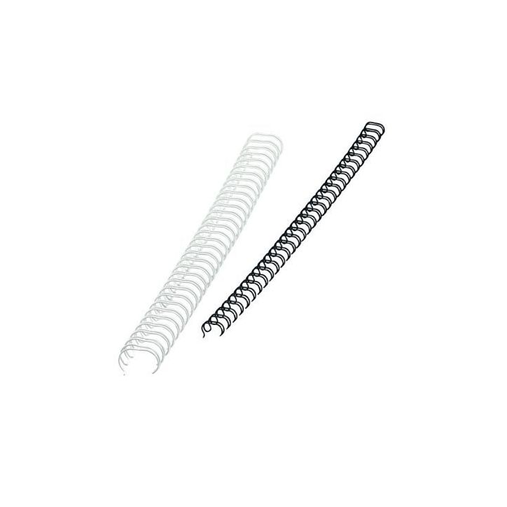 Boîte de 100 anneaux à relier en métal Ø10mm blanc 53262 FELLOWES