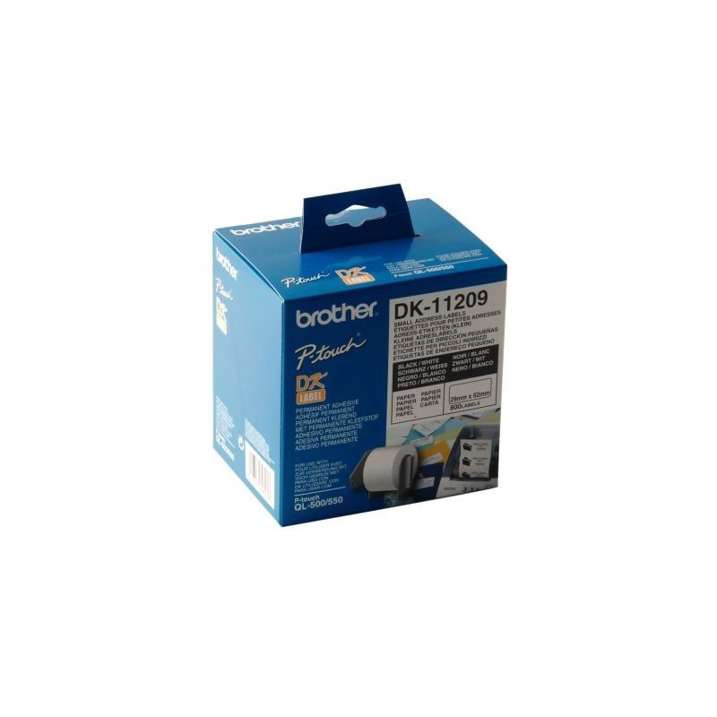 Achetez Rouleau de 800 étiquettes autocollantes blanches prédécoupées d'adressage 29 x 62 mm DK1.. Achetez Rouleau de 800 étiquettes autocollantes blanches prédécoupées d'adressage 29 x 62 mm DK1..