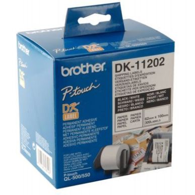 Achetez Rouleau de 300 étiquettes autocollantes blanches d'expédition prédécoupées 62 x 100mm D..