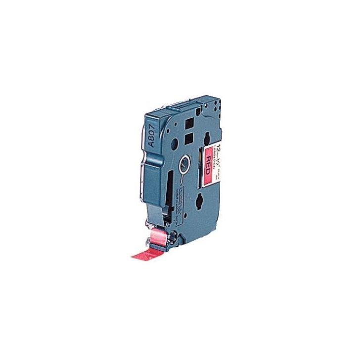 Recharge de ruban Brother TZe noir et rouge 12 mm TZe431 BROTHER