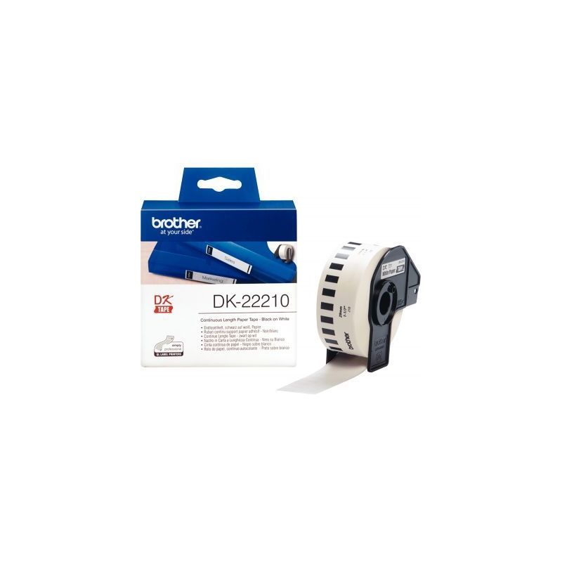 Achetez Recharge Brother DK-22210 29 mm noir sur blanc BRSPRDK22210 BROTHER pas cher sur Ma Rentrée.. Achetez Recharge Brother DK-22210 29 mm noir sur blanc BRSPRDK22210 BROTHER pas cher sur Ma Rentrée..