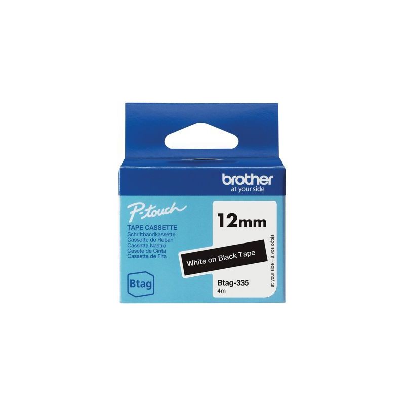 Achetez Recharge Brother BTAG blanc sur noir 12 mm BRSPRBTAG335 BROTHER pas cher sur Ma Rentrée Sco.. Achetez Recharge Brother BTAG blanc sur noir 12 mm BRSPRBTAG335 BROTHER pas cher sur Ma Rentrée Sco..