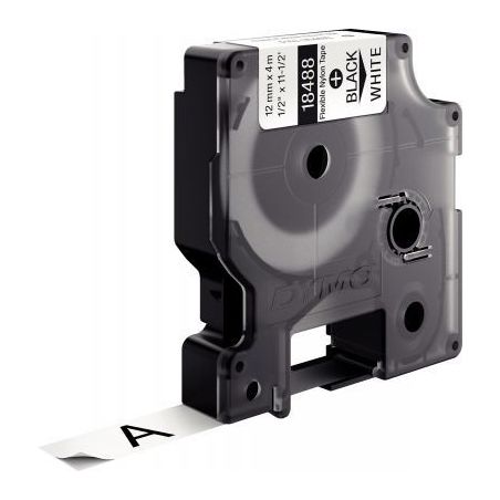Achetez Recharge DYMO pour titreuse Rhino 12mm x 3,5m noir sur blanc 18488 DYMO pas cher sur Ma Rent..