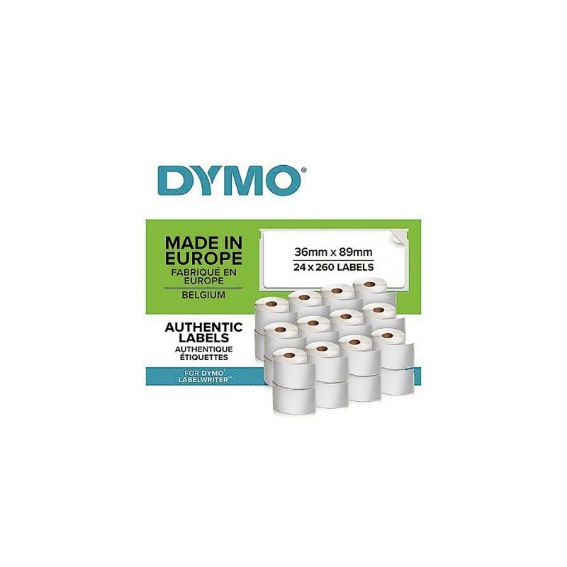Achetez Paquet de 24 rouleaux soit 6 240 étiquettes d'adresse 36*89 mm S0722390 DYMO pas cher sur M..