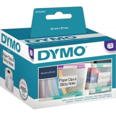 Achetez Boite de 1 rouleau 1000 étiquettes multi-usage 57 x 32mm pour Labelwriter S0722540 DYMO pas..