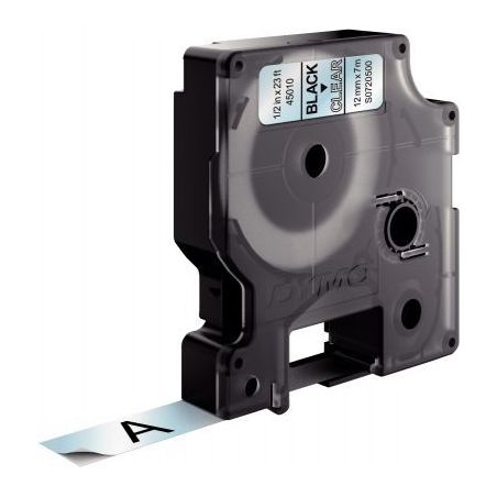 Achetez DYMO Ruban D1 Noir/transparent 12mmx7m S0720500 pas cher sur Ma Rentrée Scolaire