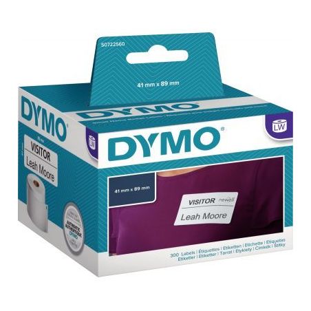 Achetez Rouleau de 300 étiquettes Dymo badge 89 x 41mm S0722560 DYMO pas cher sur Ma Rentrée Scola..