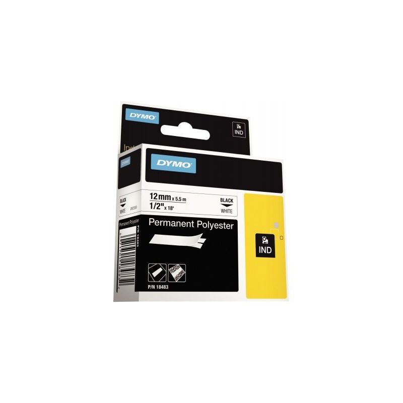 Achetez Recharge DYMO pour titreuse Rhino 12mm x 5,5m noir sur blanc 18483 DYMO pas cher sur Ma Rent.. Achetez Recharge DYMO pour titreuse Rhino 12mm x 5,5m noir sur blanc 18483 DYMO pas cher sur Ma Rent..