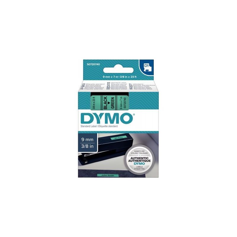 Achetez Ruban cassette Dymo 9 mm x 7 m noir et vert S0720740 DYMO pas cher sur Ma Rentrée Scolaire Achetez Ruban cassette Dymo 9 mm x 7 m noir et vert S0720740 DYMO pas cher sur Ma Rentrée Scolaire