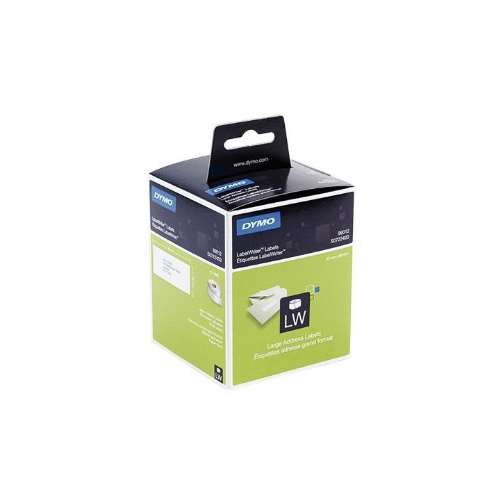 Boite de 2 rouleaux de 260 étiquettes adresse 36 x 89 mm S0722400 DYMO