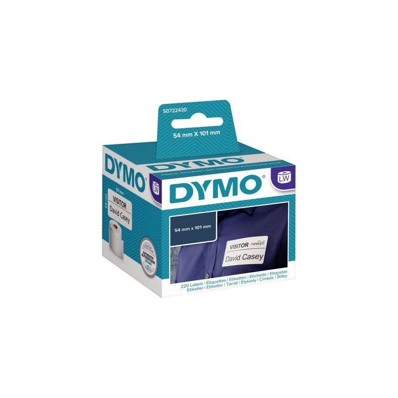 Achetez Boite de 1 rouleau de 220 étiquettes expédition / badge 54 x 101 mm S0722430 DYMO pas cher.. Achetez Boite de 1 rouleau de 220 étiquettes expédition / badge 54 x 101 mm S0722430 DYMO pas cher..