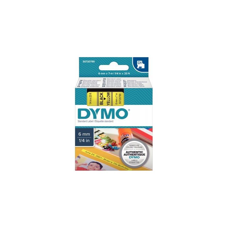 Achetez DYMO Ruban D1 Noir/Jaune 6MMX7M pour 1000/1000+/2000/3500/4500/5000/5502 pas cher sur Ma Ren.. Achetez DYMO Ruban D1 Noir/Jaune 6MMX7M pour 1000/1000+/2000/3500/4500/5000/5502 pas cher sur Ma Ren..