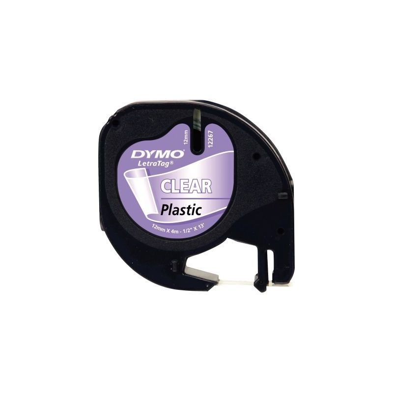 Achetez DYMO Ruban LETRATAG Noir/transparent 12mmx4m S0721530 pas cher sur Ma Rentrée Scolaire Achetez DYMO Ruban LETRATAG Noir/transparent 12mmx4m S0721530 pas cher sur Ma Rentrée Scolaire