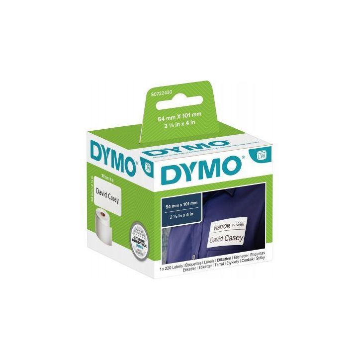 Pack de 6 rouleaux de 220 étiquettes expédition 54 x 101 mm 2093092 DYMO