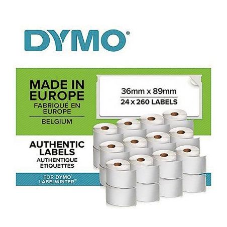 Achetez Paquet de 24 rouleaux soit 6 240 étiquettes d'adresse 36*89 mm S0722390 DYMO pas cher sur M..
