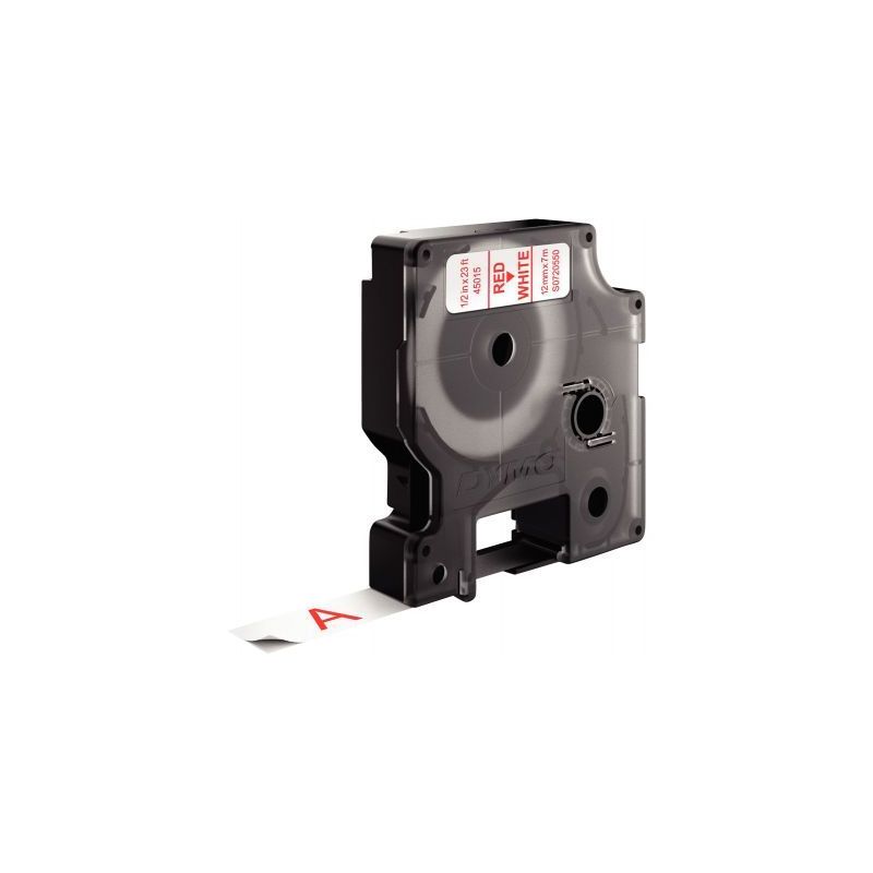 Achetez DYMO Ruban D1 Rouge/Blanc 12MMX7M pour 1000/1000+/2000/3500/4500/5000/5516 pas cher sur Ma R..