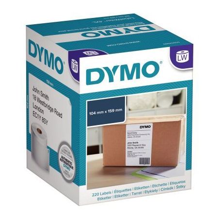 Achetez Boite de 1 rouleau de 220 étiquettes expédition 104 x 159 mm pour imprimante Laberwriter S..