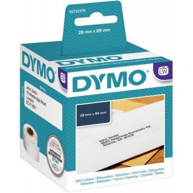 Achetez Boite de 2 rouleaux de 130 étiquettes adresse 28 x 89 mm S0722370 DYMO pas cher sur Ma Rent..