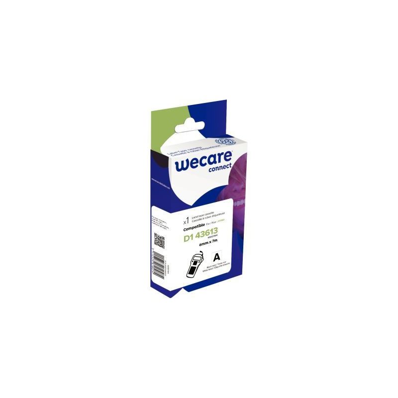 Achetez Ruban D1 noir sur blanc 6 mm x 7 m compatible K80011W4 WECARE ARMOR pas cher sur Ma Rentrée.. Achetez Ruban D1 noir sur blanc 6 mm x 7 m compatible K80011W4 WECARE ARMOR pas cher sur Ma Rentrée..