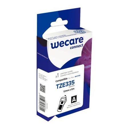 Achetez Ruban TZE 335 blanc sur noir 12 mm x 8 m compatible K80019W4 WECARE ARMOR pas cher sur Ma Re..