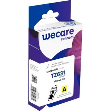 Achetez Ruban TZE 631 noir sur jaune 12 mm x 8 m compatible K80010W4 WECARE ARMOR pas cher sur Ma Re..